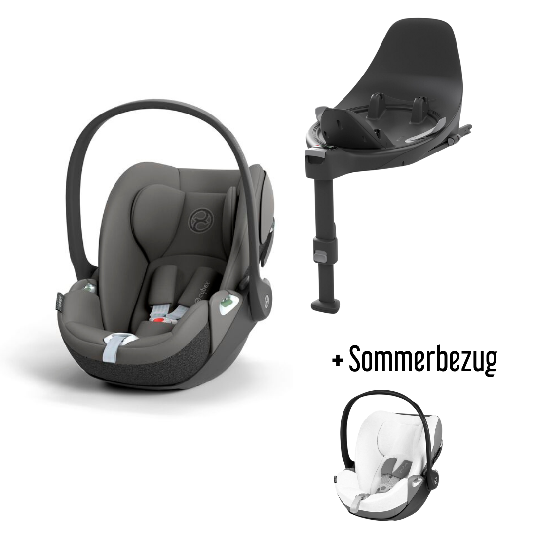 CYBEX Cloud T i-Size Mirage grey + Base T + Sommerbezug CYBEX Cloud T i-Size Mirage grey + Base T + Sommerbezug