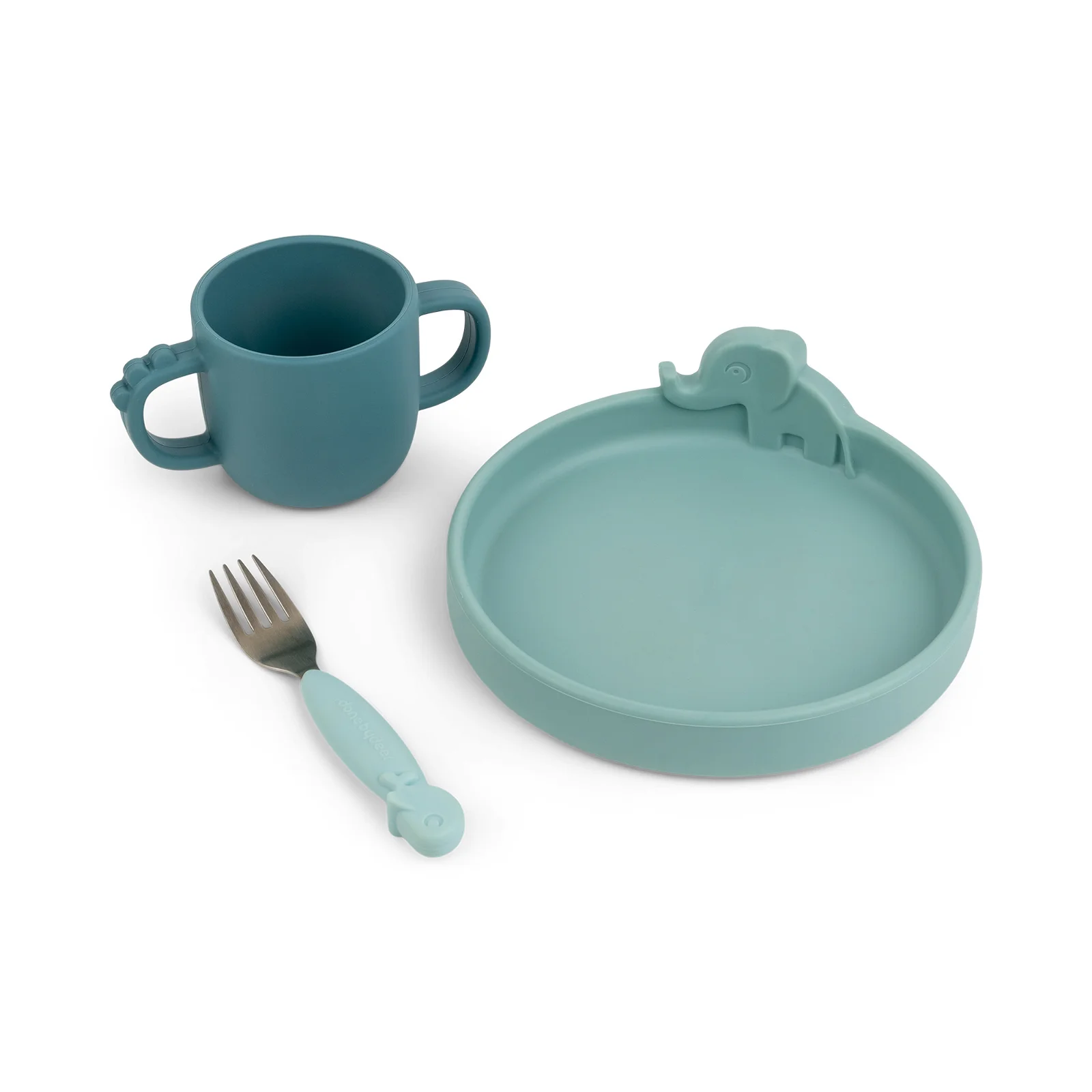 Done by Deer Silikon Geschirr Set blue Done by Deer Silikon Geschirr Set blue