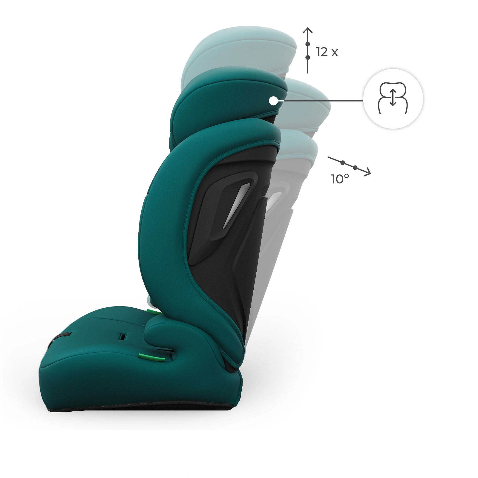 Kinderkraft COMFORT UP 2 PLUS i-Size Kindersitz Grün