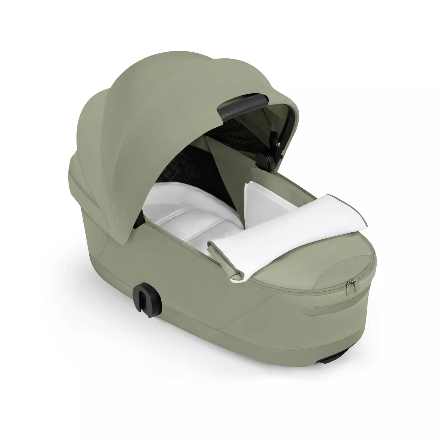  Cybex Priam Style Kinderwagen Set 3in1 Matt Black / Sage Green inkl. Cloud T Plus Sage Green