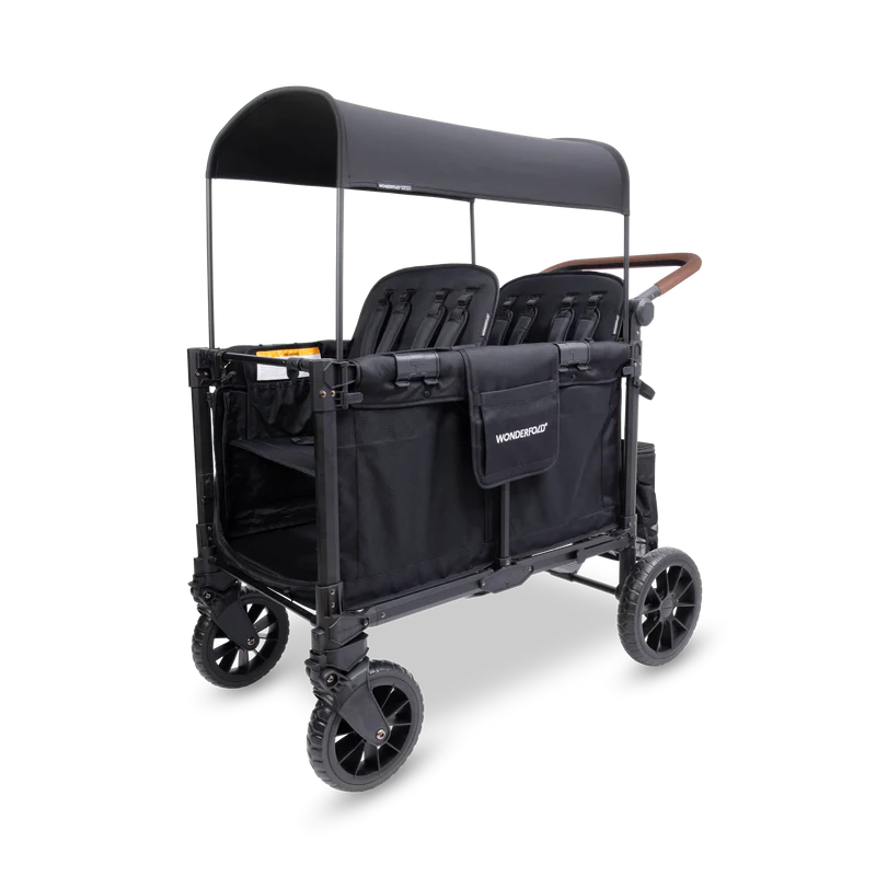 Wonderfold W4 Luxe Pro KinderVan 4-Sitzer - Schwarz