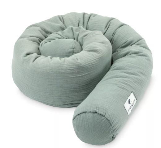 personalisierte Bettschlange Musselin 180cm mit Namen - Zöllner  personalisierte Bettschlange Musselin 180cm mit Namen - Zöllner