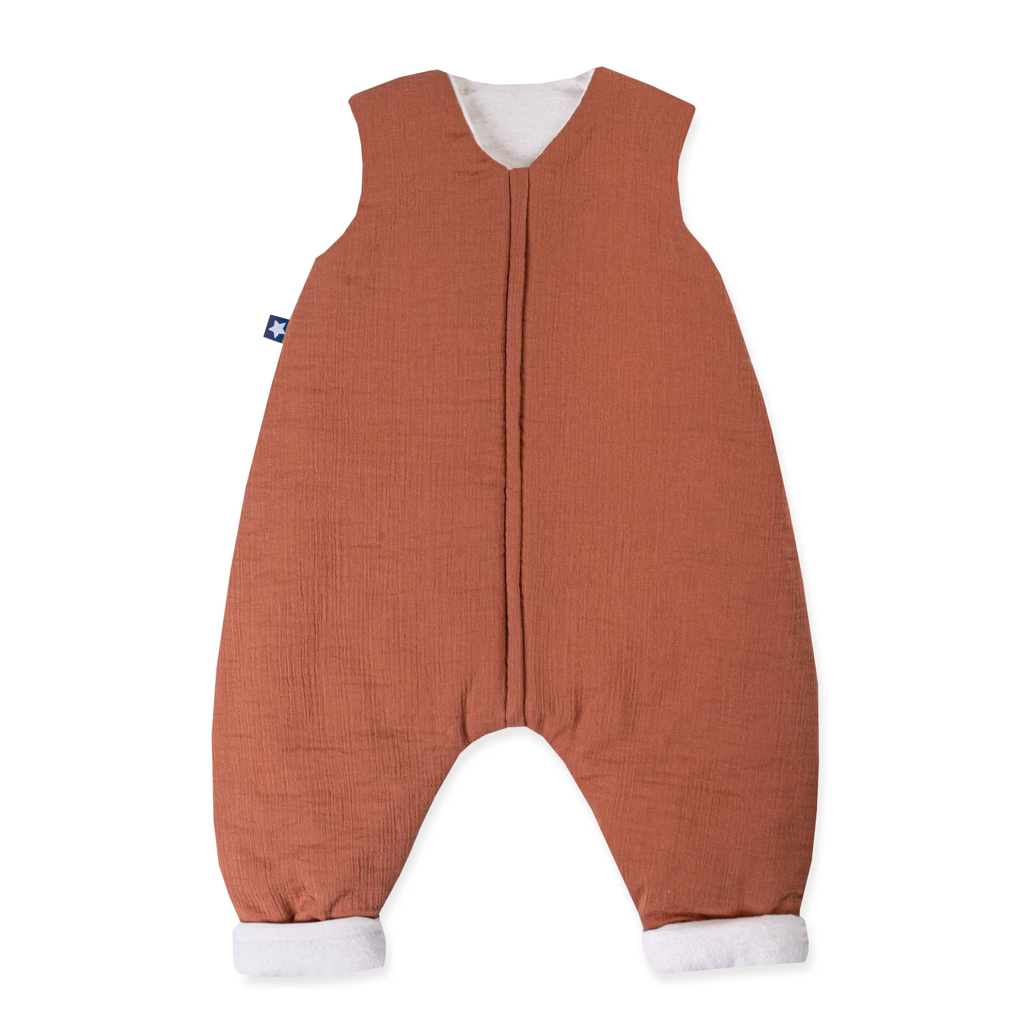 Zöllner Jumper - Schlafsack Rost - gefütterter Musselin 92 Zöllner Jumper - Schlafsack Rost - gefütterter Musselin 92