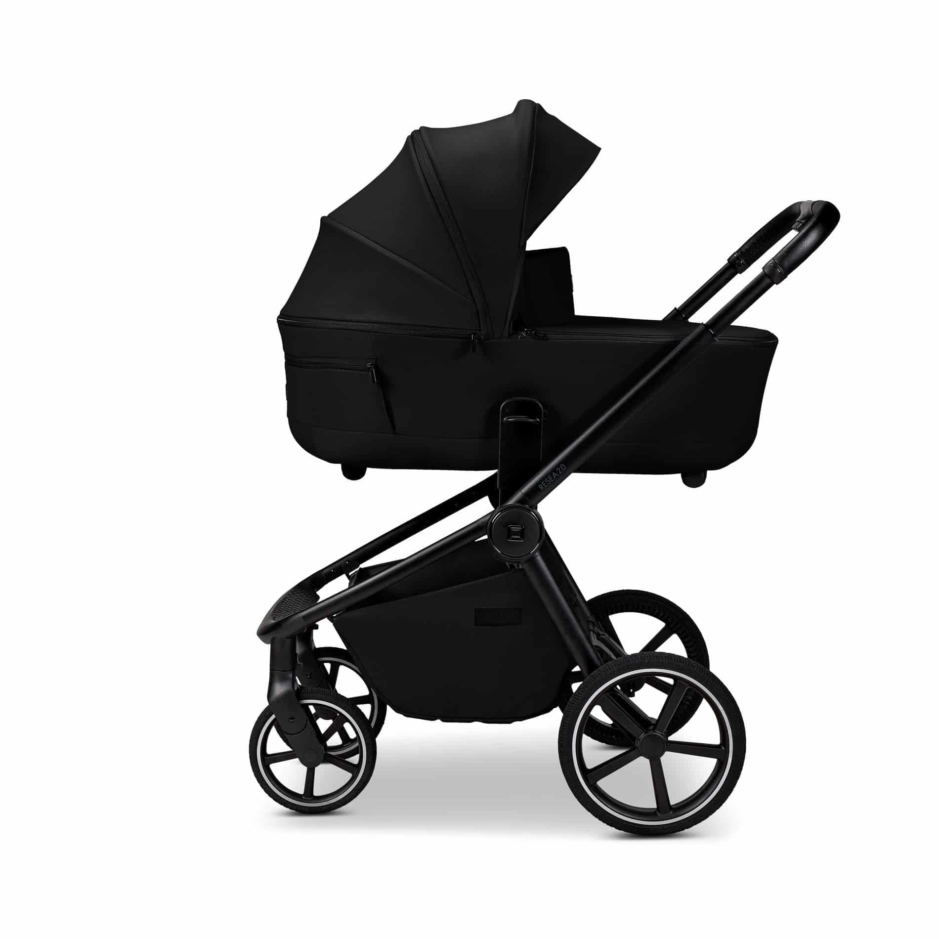Moon RESEA 2.0 Kombikinderwagen onyx 3in1 Set inkl. Babyschale 
