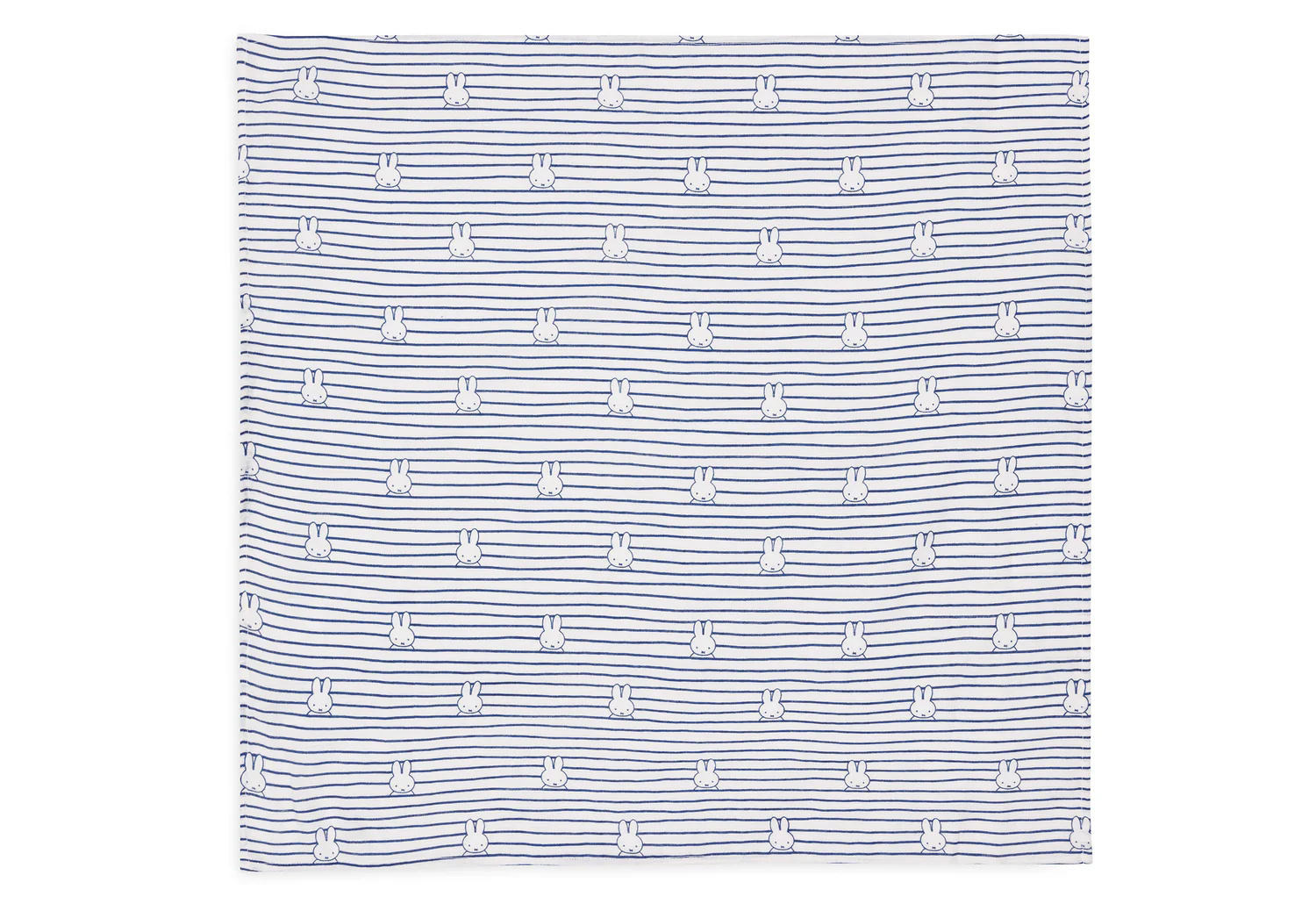 Jollein Spucktuch 3er Pack 70x70 cm Miffy Stripe - Navy