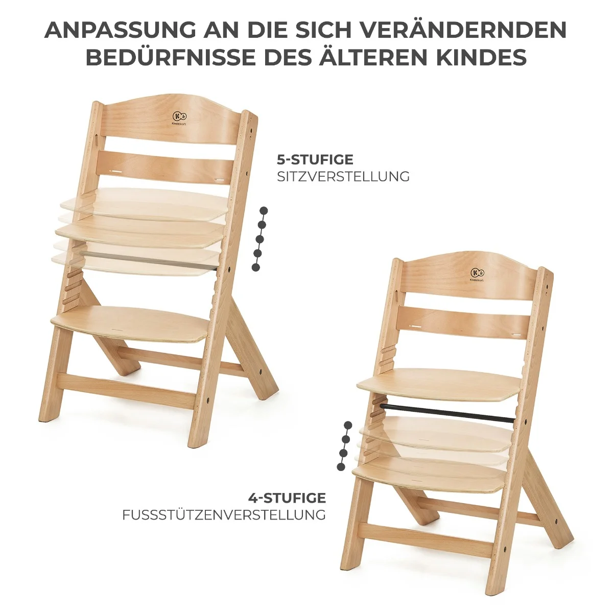 Kinderkraft Hochstuhl Enock mit Liegefunktion CALMEE Kinderkraft Hochstuhl Enock mit Liegefunktion CALMEE