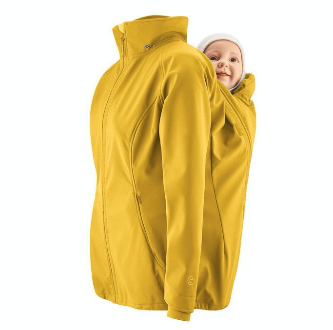 mamalila Softshell-Tragejacke Allrounder - senf XS