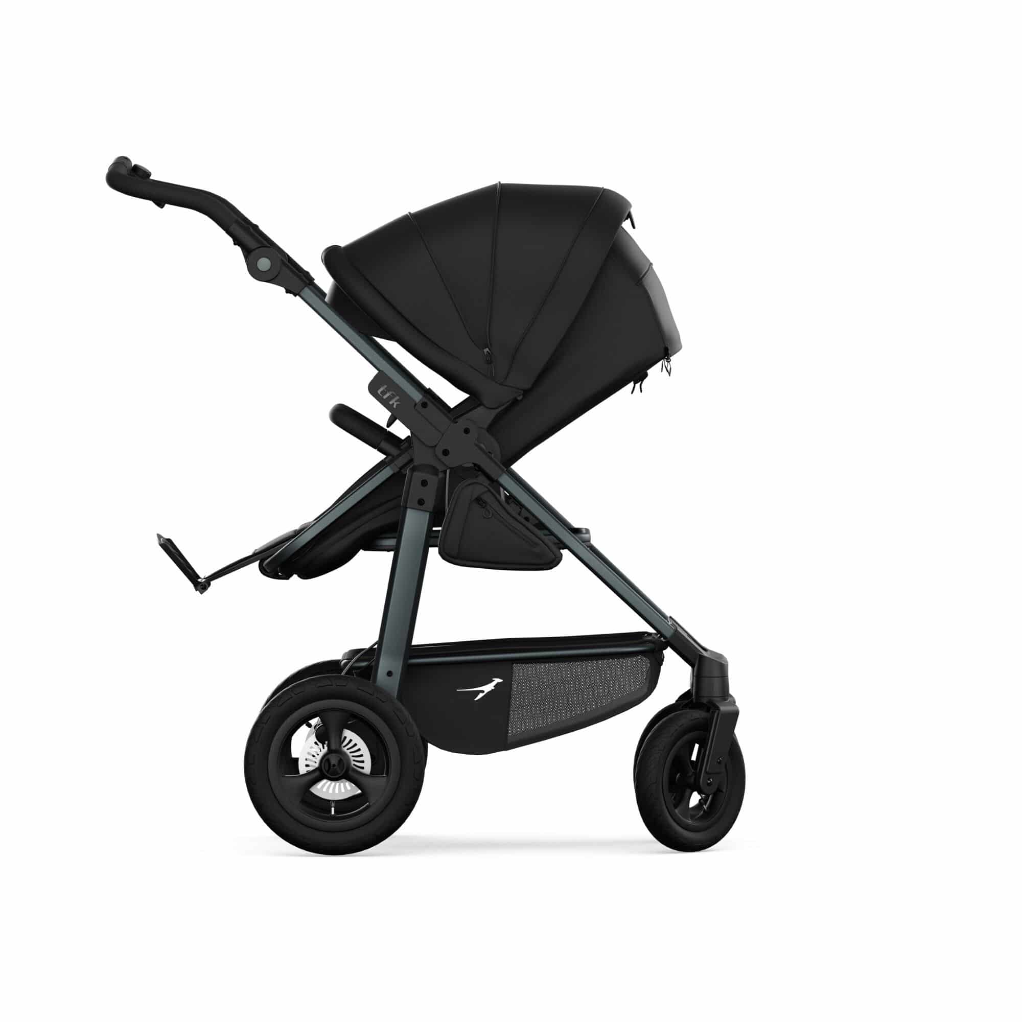 TFK Mono 4 3in1 Kinderwagen Set Schwarz mit CYBEX Cloud T i-Size Sepia Black & TFK Mono Adapter TFK Mono 4 3in1 Kinderwagen Set Schwarz mit CYBEX Cloud T i-Size Sepia Black & TFK Mono Adapter