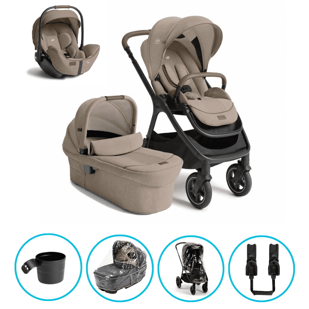 Joie Signature Finiti 7in1 Kinderwagen Set inkl. i-Level Pro Sandstone