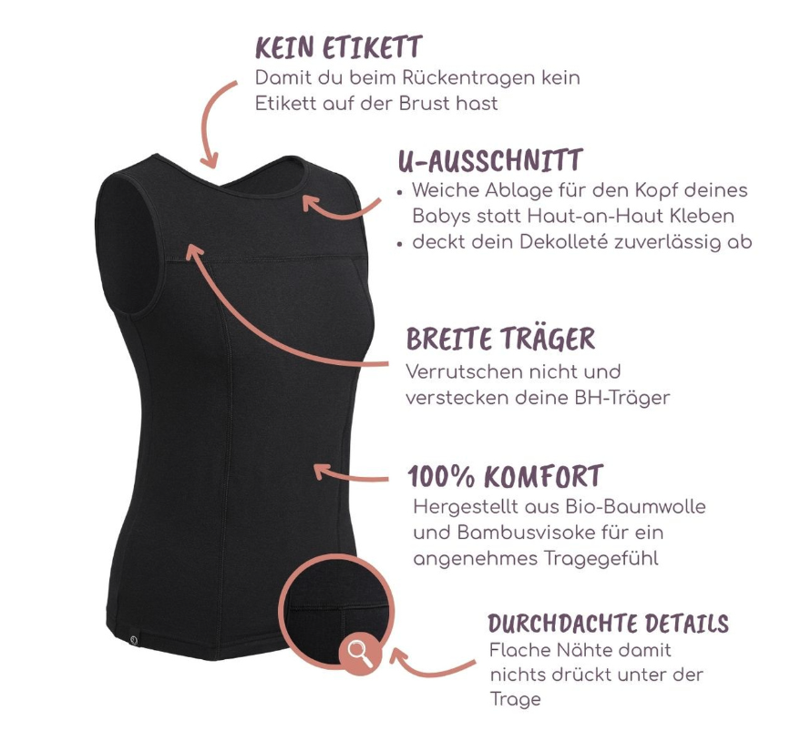 mamalila Keep dry Shirt - schwarz S
