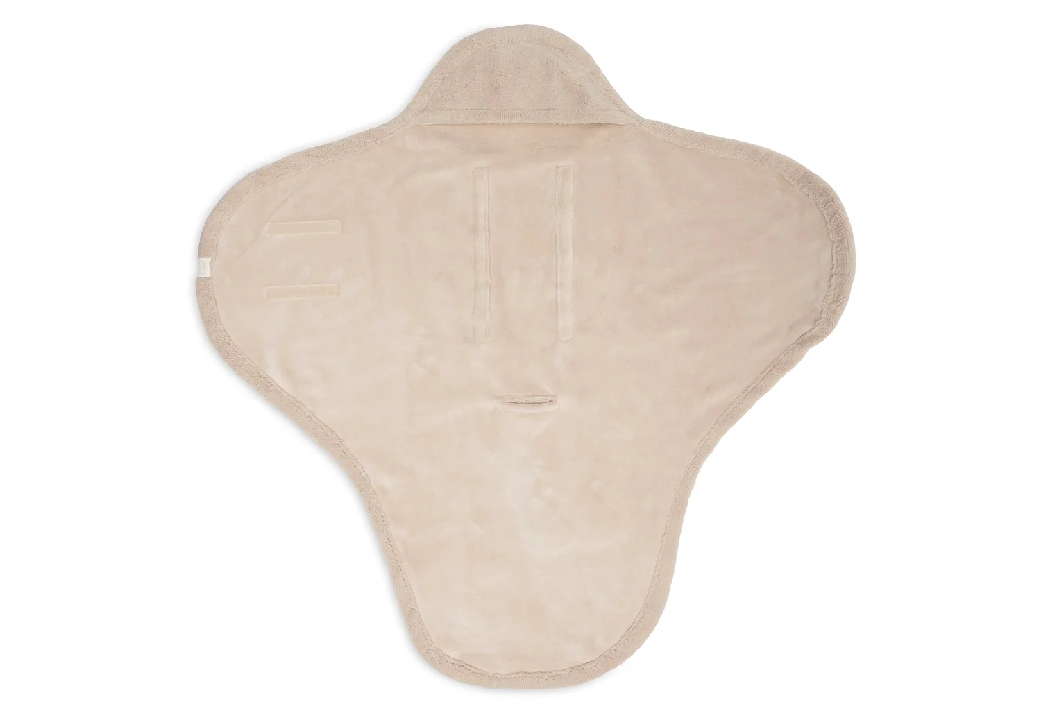 Jollein Einschlagdecke für Babyschale Fluffy Sand