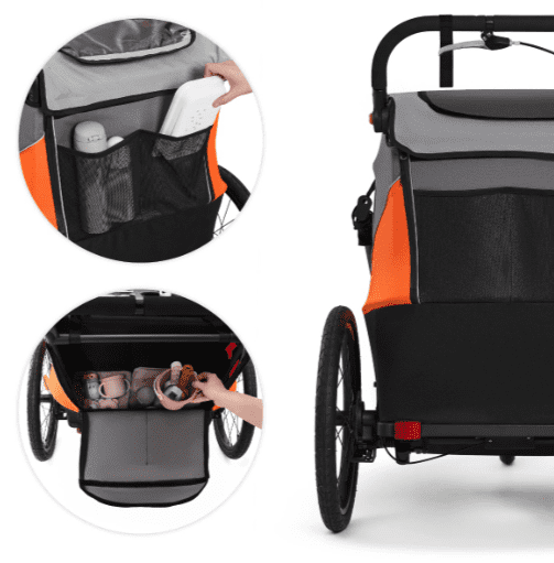 Kinderkraft 3in1 Fahrradanhänger NAVA orange Kinderkraft 3in1 Fahrradanhänger NAVA orange