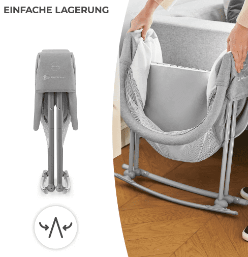Kinderkraft 3in1 Kinderbett LOVI grau