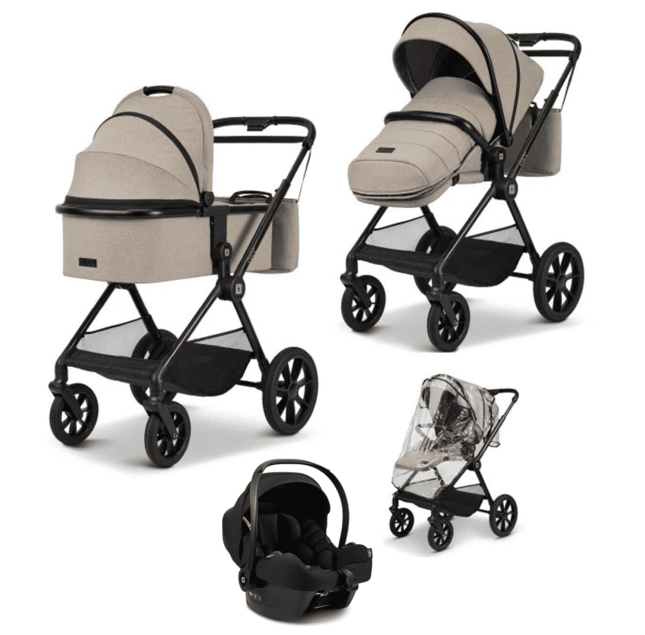 Moon CLICC Kombikinderwagen  inkl. COSMO Babyschale