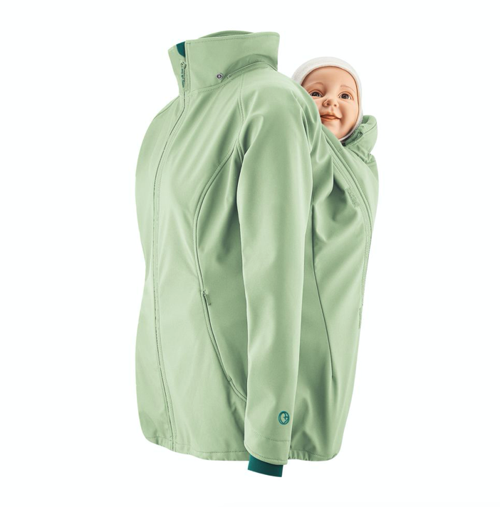 mamalila Softshell-Tragejacke Allrounder - mint M