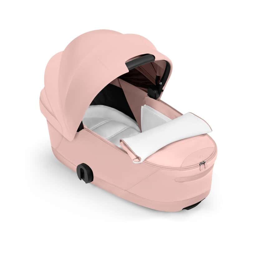  Cybex Priam Style Kinderwagen Set 3in1 Chrome Brown / Peach Pink inkl. Cloud T Plus Peach Pink