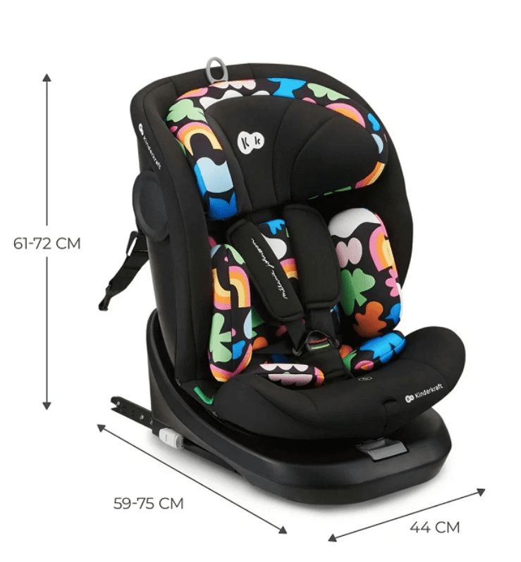 Kinderkraft Autositz I-GROW i-Size happy shapes Kinderkraft Autositz I-GROW i-Size happy shapes