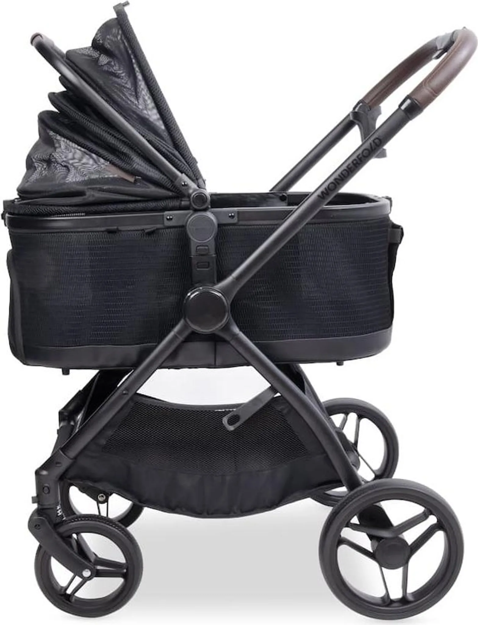 Wonderfold P3 Hunde-Buggy Schwarz