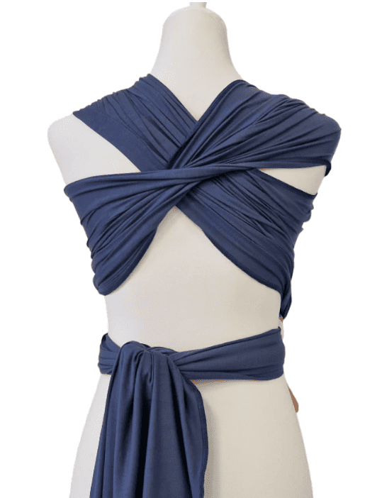 Storchenwiege elastisches Bambus Tragetuch Kornblume