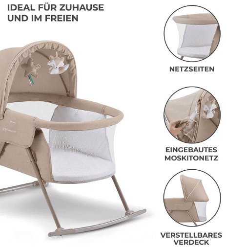 Kinderkraft 3in1 Kinderbett LOVI beige