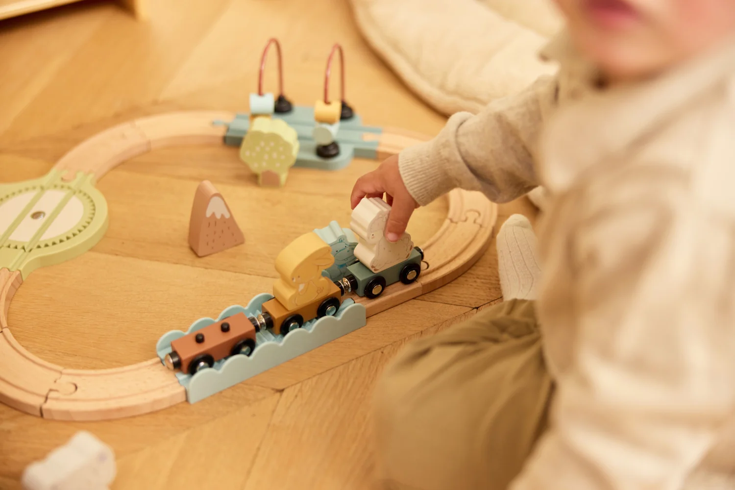 Jollein Holz-Eisenbahnset Jollies