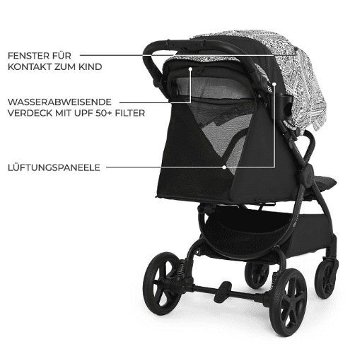 Kinderkraft x BIZUU Mitzy Buggy lunar black