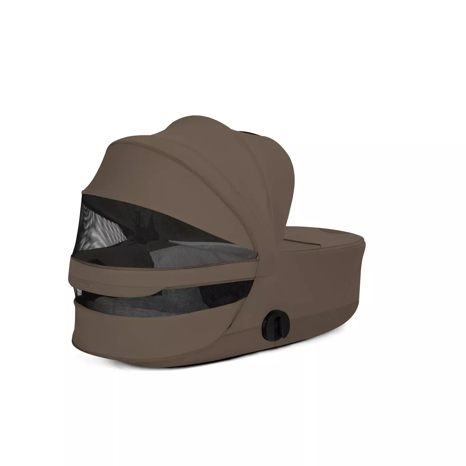 Cybex Priam Komfort Kinderwagen Set 4in1 Matt Black / Coconut Brown inkl. Cloud T Plus Coconut Brown und Base T