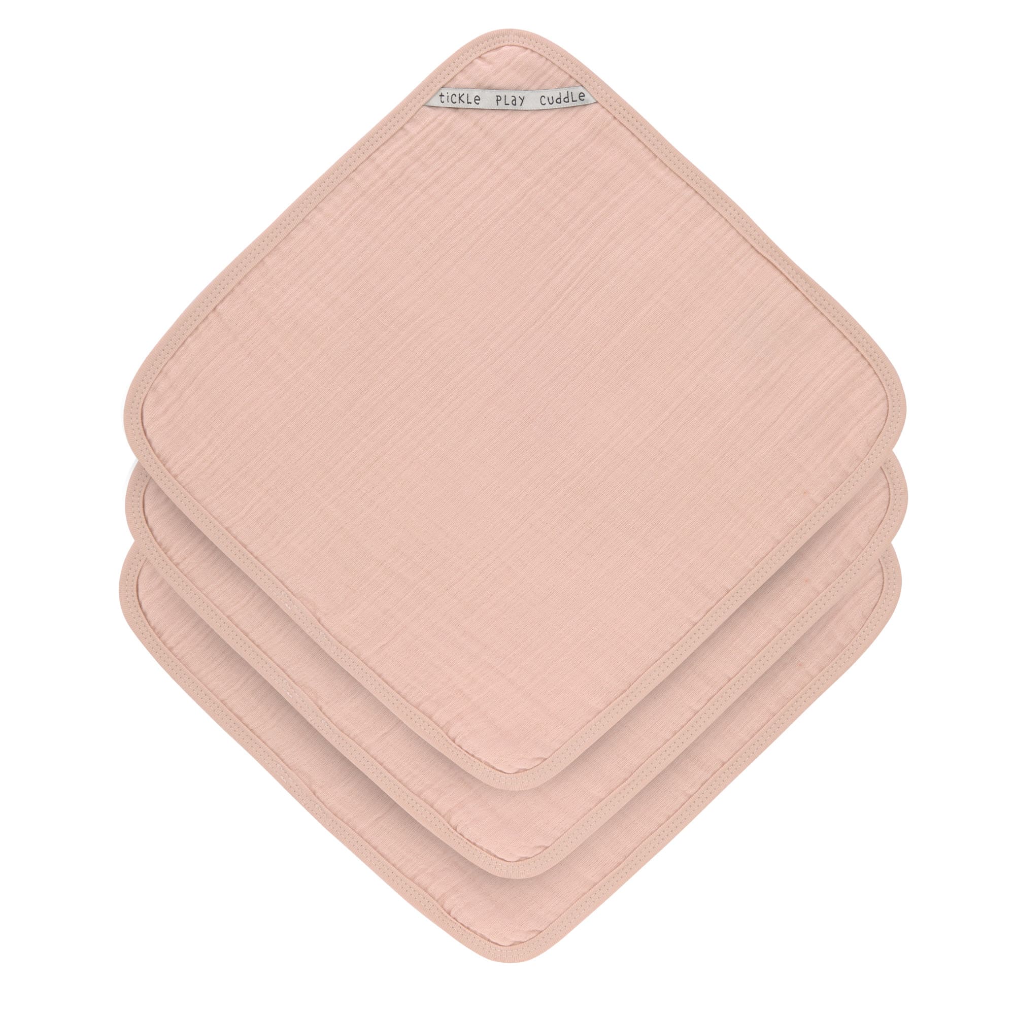 Lässig Waschlappen aus Mull (3 Stk) - Muslin Washcloth