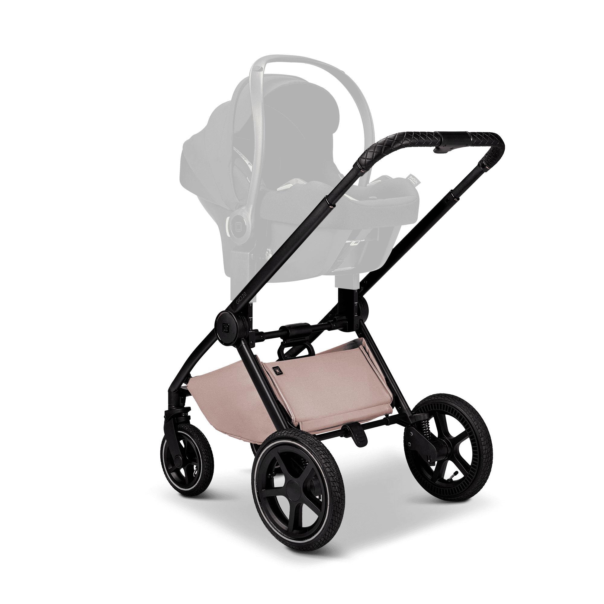 Moon GIO 2.0 Kombikinderwagen sand 4in1 Set inkl. Babyschale und Basisstation Moon GIO 2.0 Kombikinderwagen sand 4in1 Set inkl. Babyschale und Basisstation