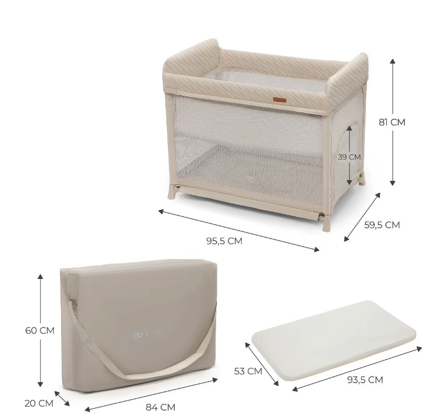 Kinderkraft Reisebett MOON DREAM beige