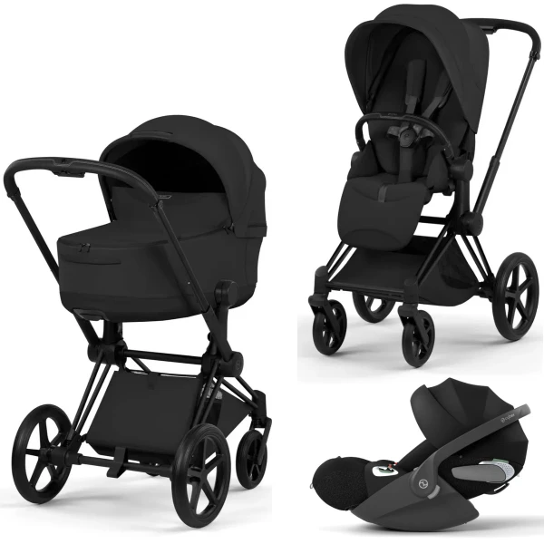  Cybex Priam Kinderwagen Set 4in1 Style Kollektion inkl. Cloud T Plus und Base T