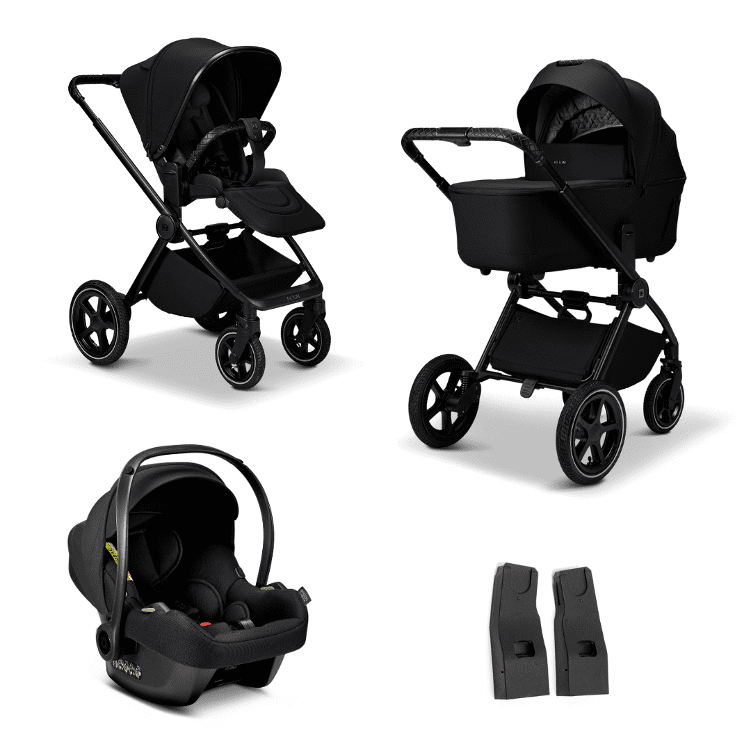 Moon GIO 2.0 Kombikinderwagen Onxy 3in1 Set inkl. Babyschale