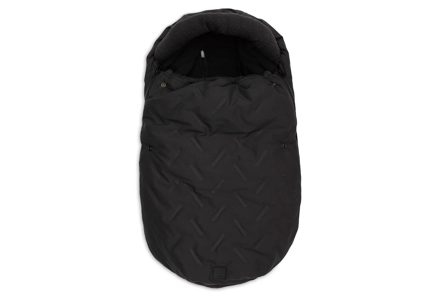 Jollein Fußsack gruppe 0+ 3/5 Punkte - Embossed Nearly Black
