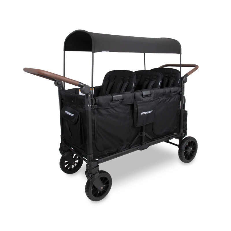 Wonderfold W6 Luxe Pro KinderVan 6-Sitzer Schwarz