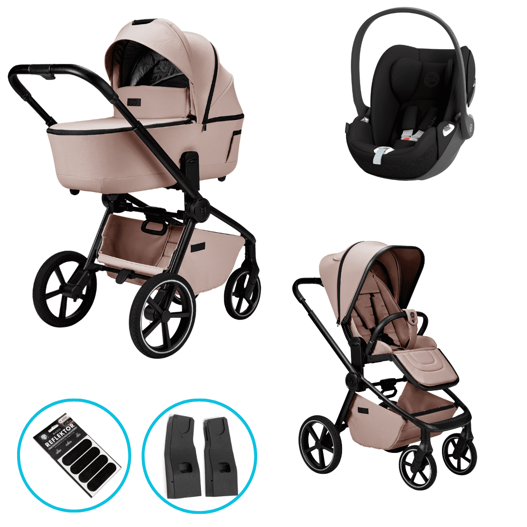 Moon RESEA 2.0 Sand Kombikinderwagen 3in1 Set inkl. Cloud T i-Size sepia black Moon RESEA 2.0 Sand Kombikinderwagen 3in1 Set inkl. Cloud T i-Size sepia black