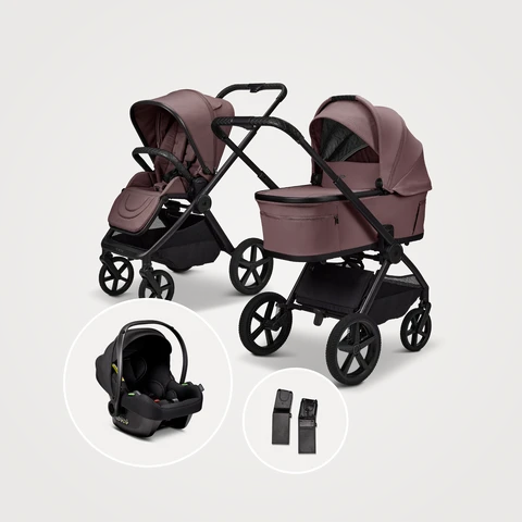 Moon GIO Fold 3in 1 Kombikinderwagen Tonka mit Babyschale Cosmo 2.0 und Lightweight-Rädern