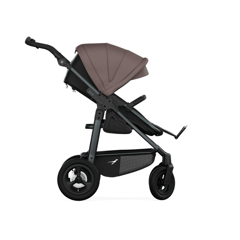 TFK Mono 4 3in1 Kinderwagen Set Braun mit CYBEX Cloud T i-Size Sepia Black & TFK Mono Adapter