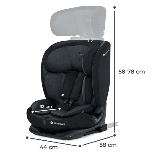 Kinderkraft Autositz ONETO3 schwarz