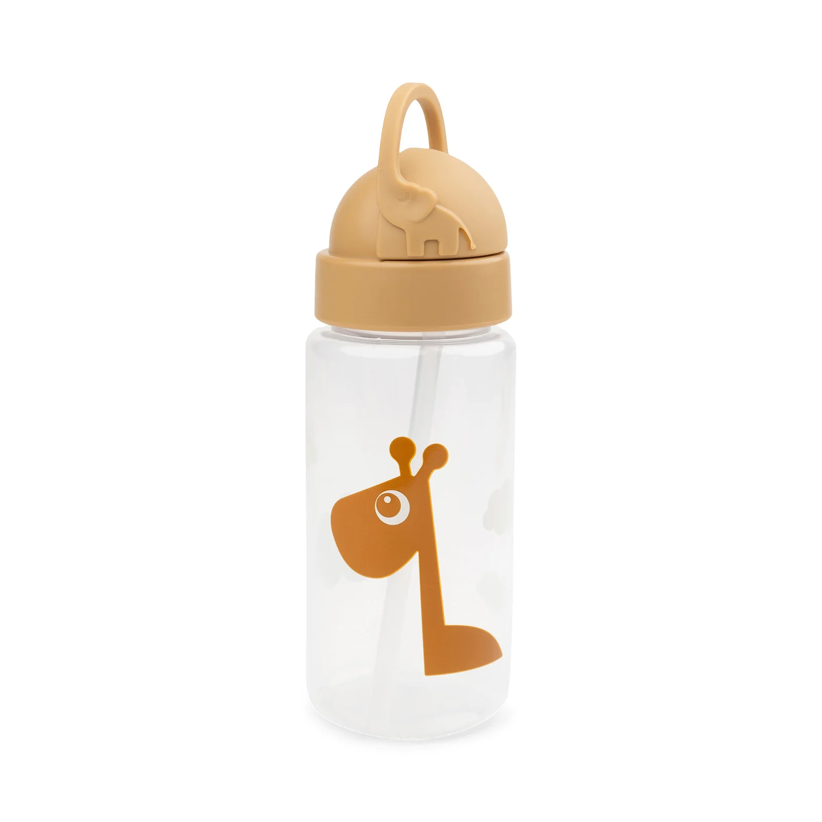 Done by Deer - Trinkflasche mit Strohhalm Raffi Mustard Done by Deer - Trinkflasche mit Strohhalm Raffi Mustard