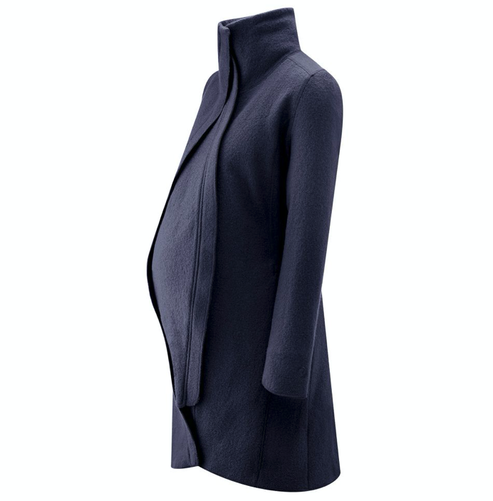 mamalila Eco-Woll-Tragemantel Oslo - navy M