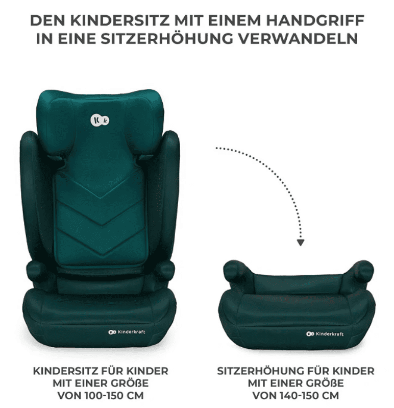Kinderkraft Autositz I-SPARK i-Size grün Kinderkraft Autositz I-SPARK i-Size grün