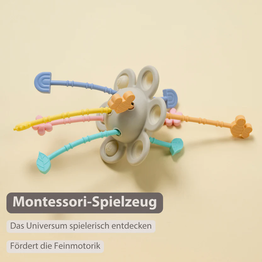Nattou Silikon Montessori Babyspielzeug - sensorisch