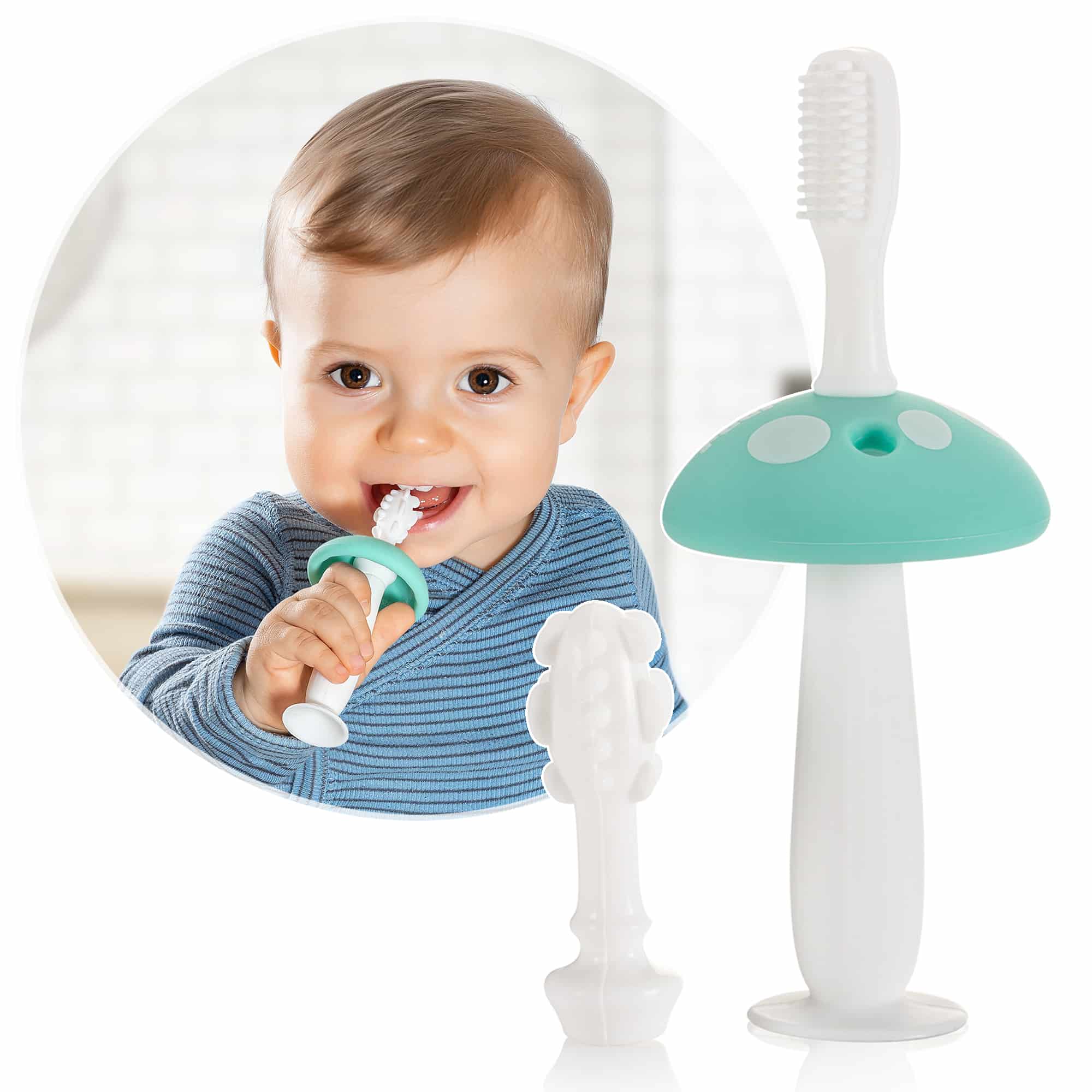 Reer BabyCare Zahnputz-Trainer mit Sicherheitsteller Reer BabyCare Zahnputz-Trainer mit Sicherheitsteller