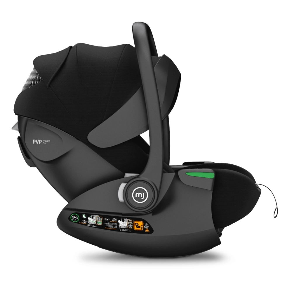 my junior AURA ergo i-Size Babyschale Schwarz