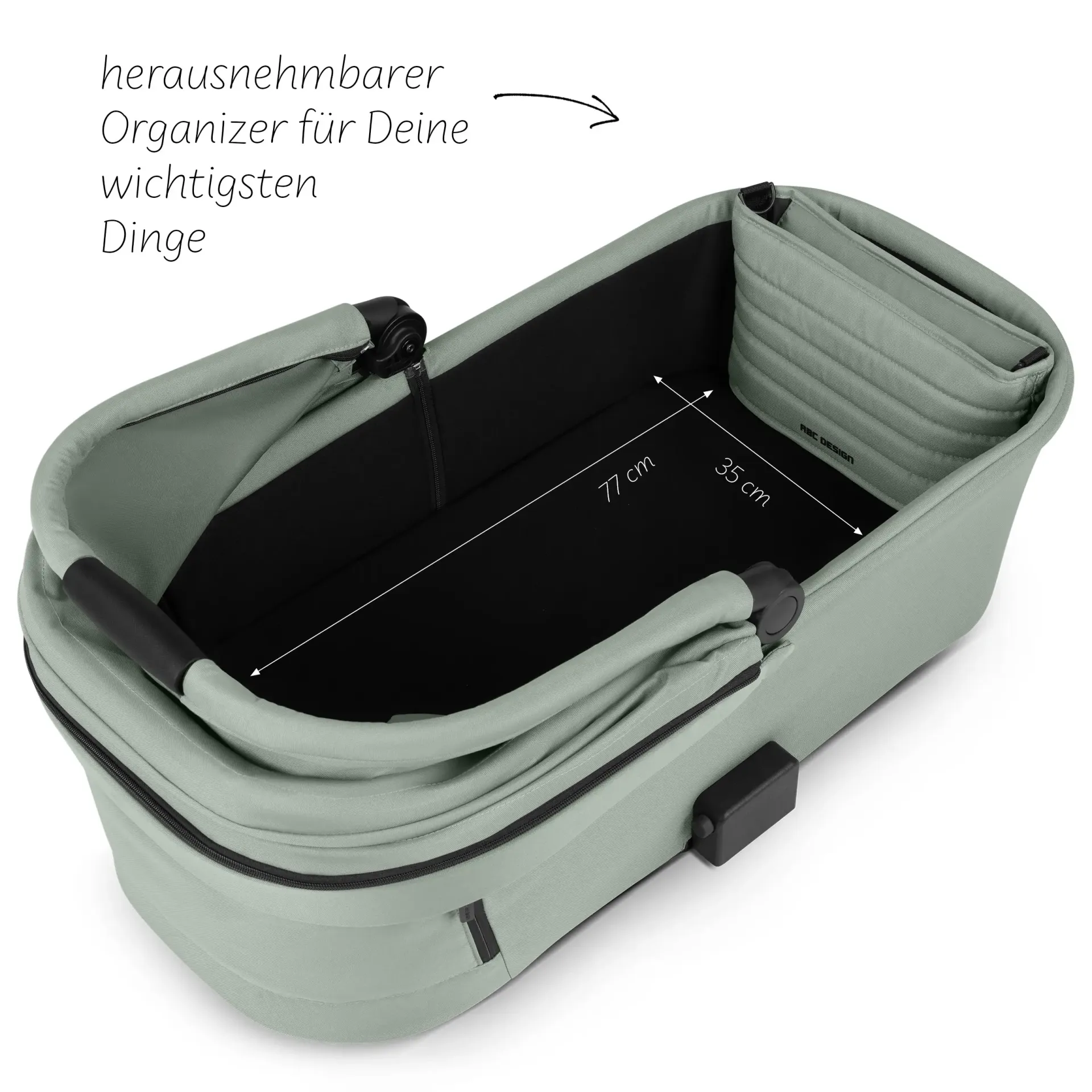 ABC Design Salsa 5 Air 3in1 Kinderwagen Set Pine inkl. Tulip und Adapter 