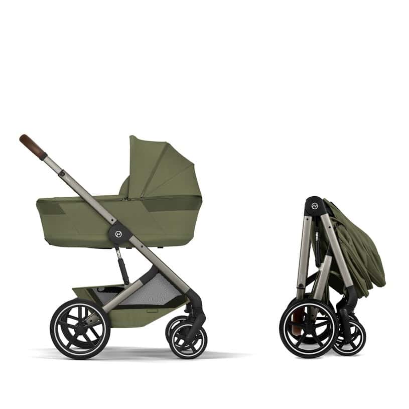 CYBEX Balios S Lux mit faltbarer Wanne - Moss Green