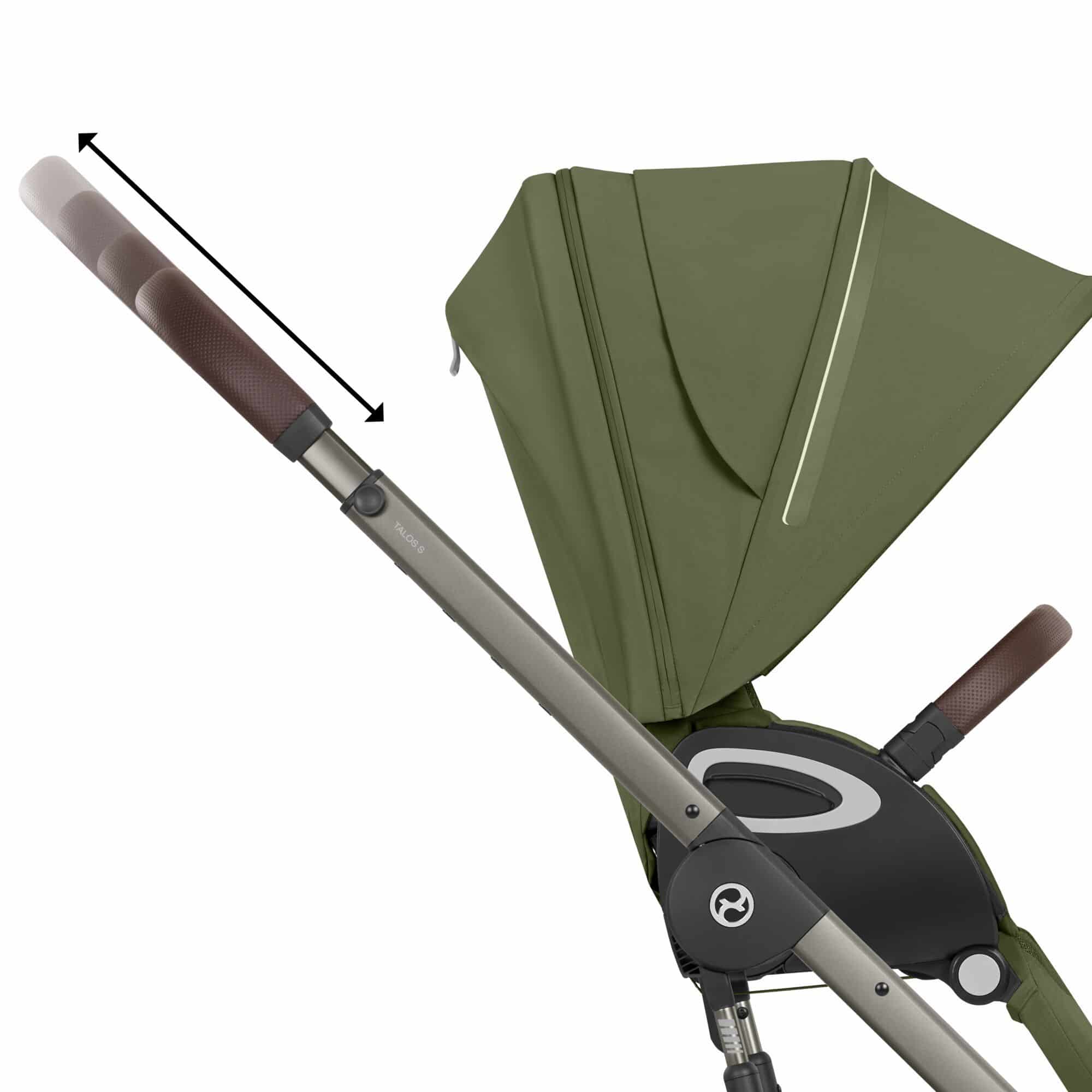 CYBEX Talos S Lux Taupe/Moss Green - Sportwagen