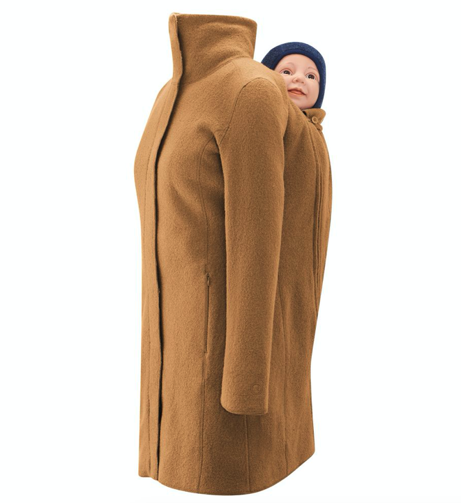 mamalila Eco-Woll-Tragemantel Oslo - camel uni L mamalila Eco-Woll-Tragemantel Oslo - camel uni L