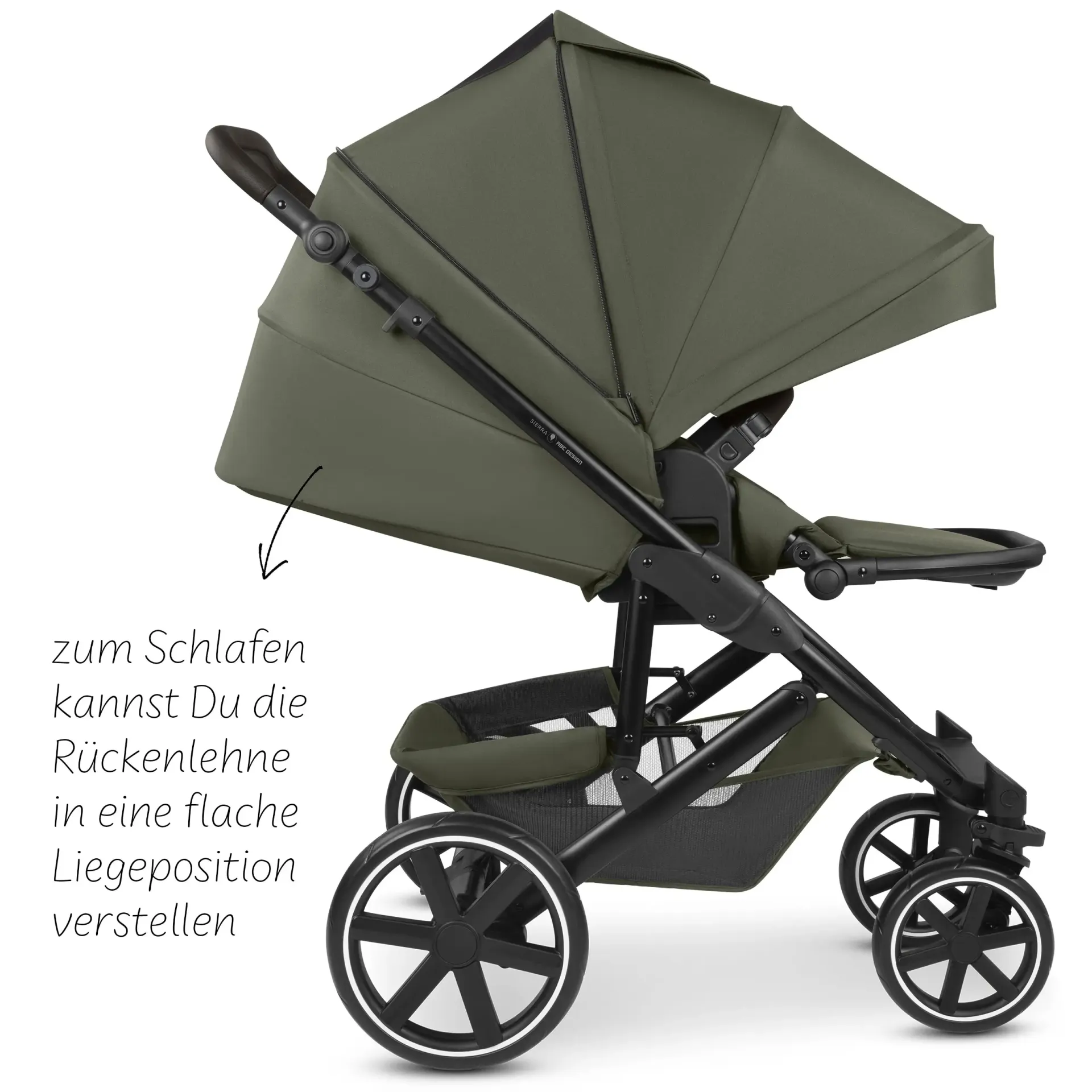 ABC Design Sierra 3in1 Kinderwagen-Set Pea