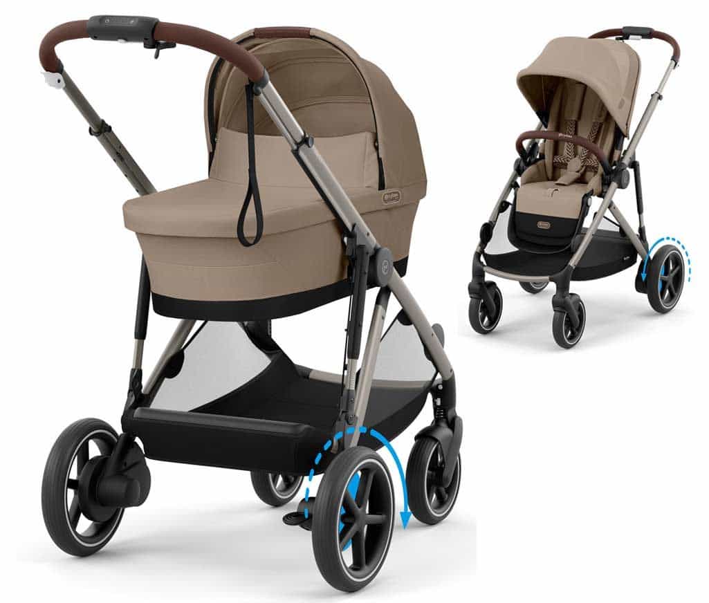 CYBEX e Gazelle S Kombikinderwagen 2in1 Almond Beige CYBEX e Gazelle S Kombikinderwagen 2in1 Almond Beige